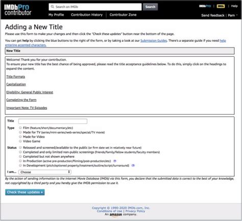 adding a new title to imdb|create a imdb title.